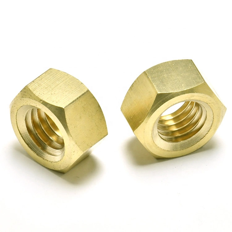 China Fastener All Sizes Zinc Plated Factory Price Grade 8.8 10.9 High Strength Stainless Steel DIN934 M6 M5 Brass Hexagon Hex Flange Nut and Bolt