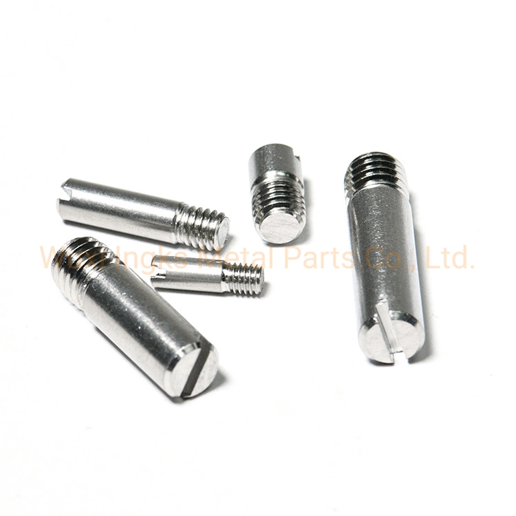 Factory Direct Stainless Steel Plain Pull Slotted Dowel Pin with External Thread