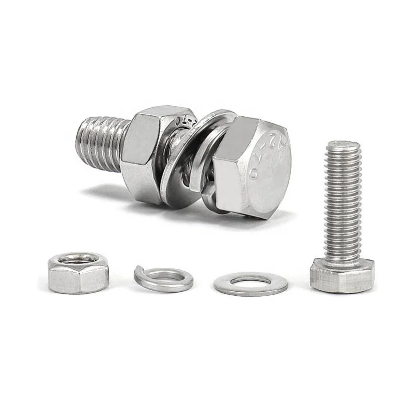 Stainless Steel Hex Head U Bolt Hex Flange Square Head Bolts