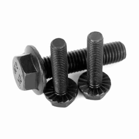 Black Oxide DIN 6921 Grade 10.9 High Strength Hex Flange Bolts