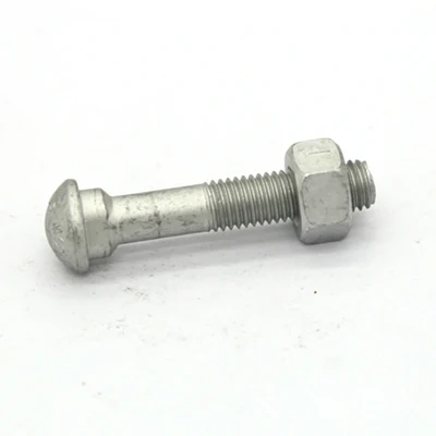 HDG Round Head Bolt and Oval Neck Fish Bolts