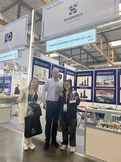 A2 A4 Stainless Steel 304 316 U Shape Clamp Bent Nut and Hex Bolt Carriage Bolt Anchor Hook Bolt