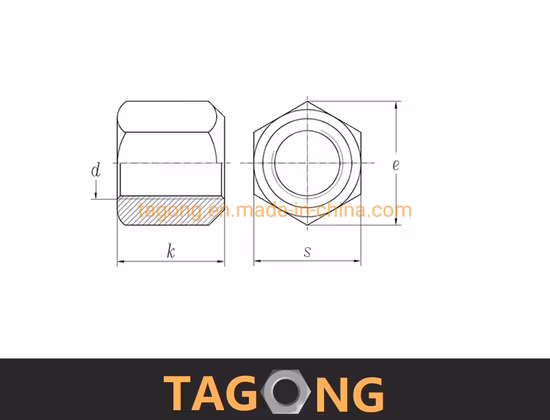 ISO4033 Long Nuts for Ubolts DIN6330 High Nuts
