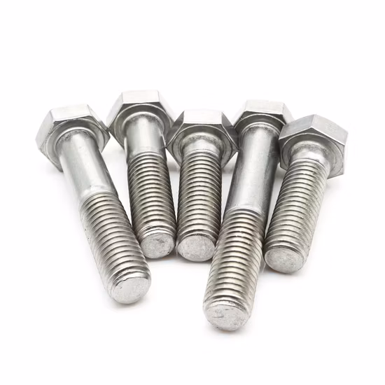 DIN933 DIN931 Full Thread Half Thread Tarmac Zinc Plated Hot DIP Galvanized M39 M36 M33 M32 Carbon Steel Grade 4.8 8.8 10.9 12.9 Hex Bolt