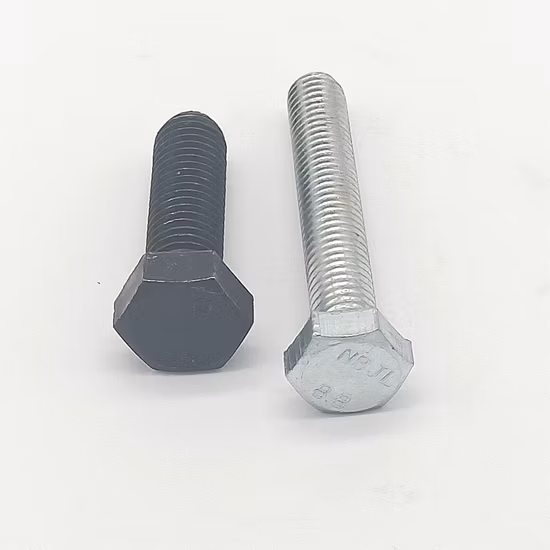 DIN-933/931 8.8 10.9 Carbon Steel Hexagon Bolts Chs Galvanized Bolts
