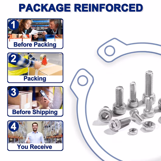 Stainless Steel Bolts/Hexagon Bolt and Nuts/Socket Bolt/Extra Long Bolt/U Bolt/Hex Flange Bolt/Allen Bolt /Carriage Bolt/Stud Bolts DIN933/DIN931/DIN6921/DIN912